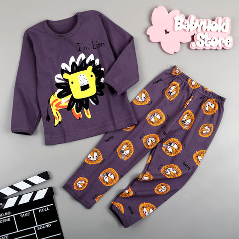[102308] - Piyama Anak / Setelan Tidur Anak - Motif I'm Lion