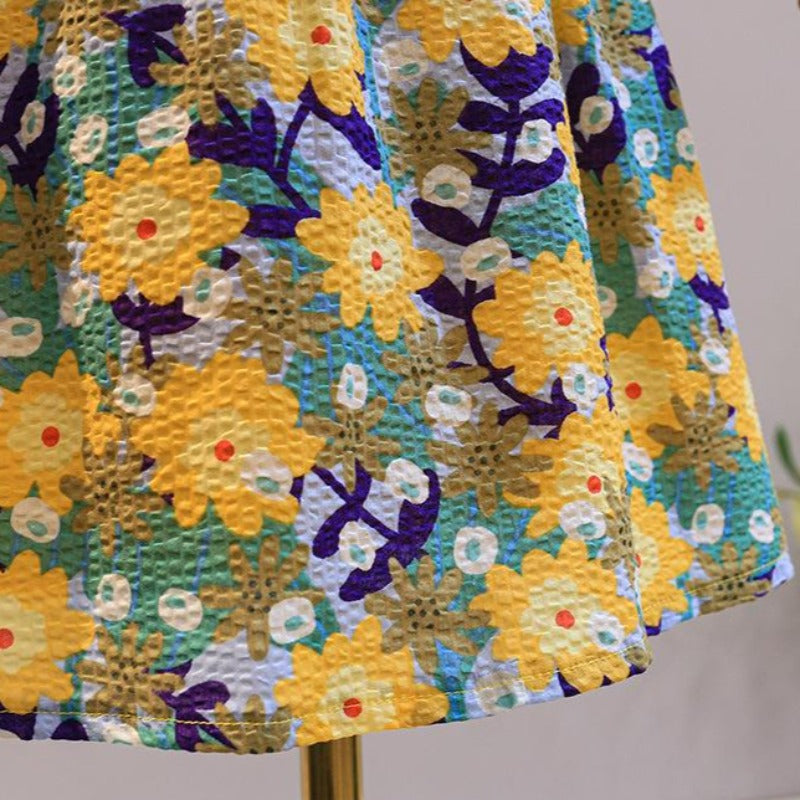 [363414] - Setelan Blouse Ootd Fashion Anak Perempuan - Motif Sunflower