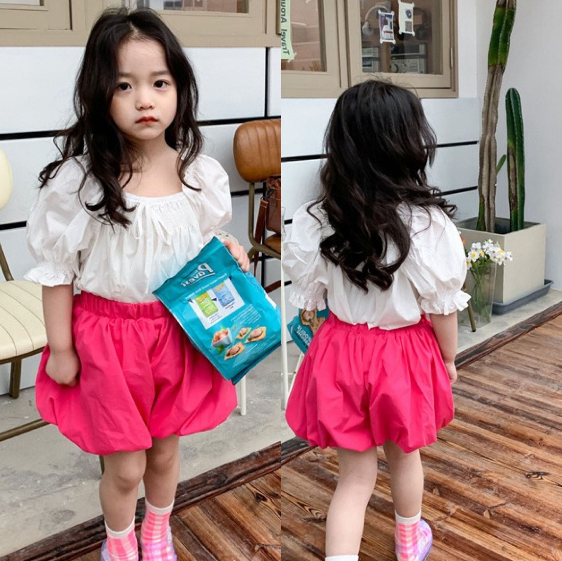 [507232] - Baju Fashion Setelan Anak - Motif Bloated Arm