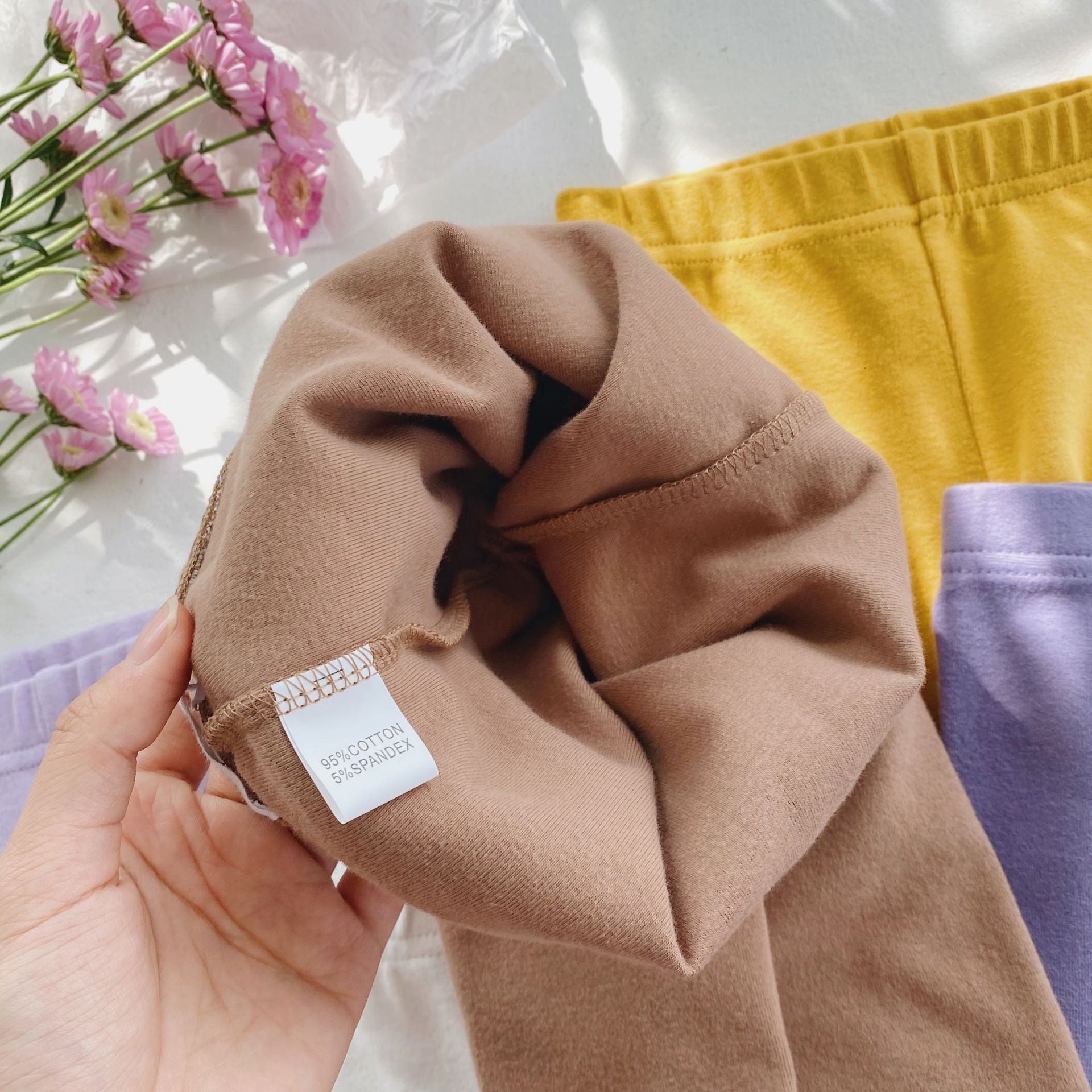[602105-Small Size Girly Colors] - Bawahan Celana Panjang Legging Polos Anak Perempuan - Motif Plain