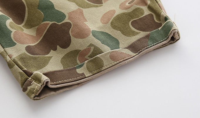 [513333] - Bawahan Pendek / Celana Style Santai Anak - Motif Abstract Army