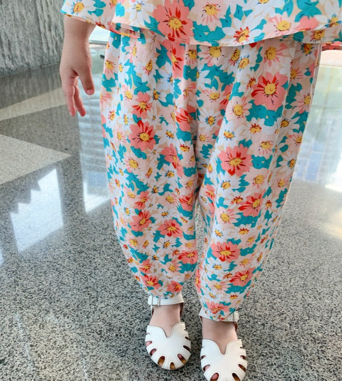 [363463] - Setelan Anak Fashion Trendy - Motif Colorful Flora