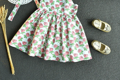[363349] -  Dress Kutung Fashion Anak Import - Beautiful Roses