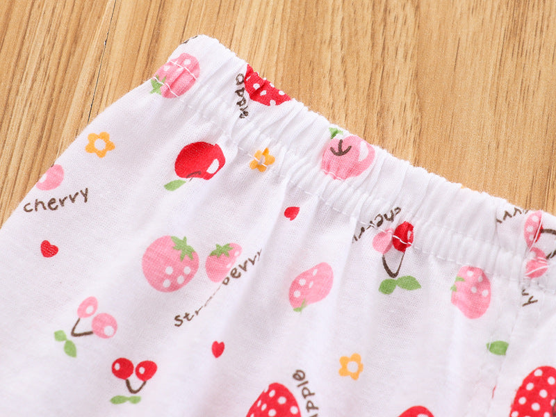 [102346] - Bawahan / Celana Harem Panjang Anak Import - Motif Cute Apple