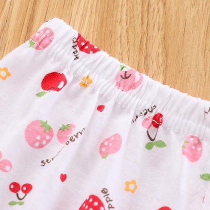 [102365] - Bawahan / Celana Harem Panjang Anak Import - Motif Cute Strawberries
