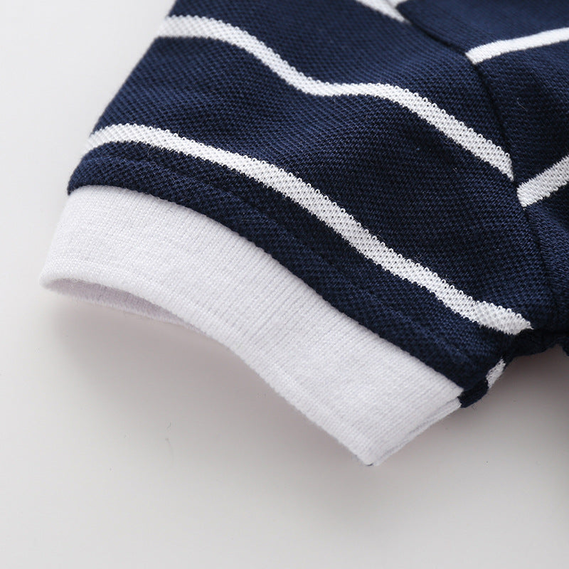 [513514] - Atasan Kaos Polo Anak - Motif Pocket Line