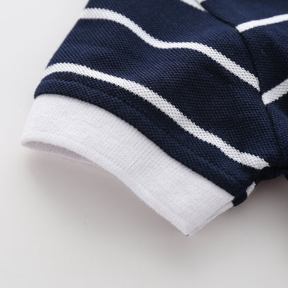 [513514] - Atasan Kaos Polo Anak - Motif Pocket Line
