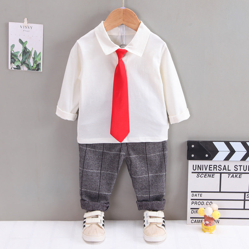 [345273] - Setelan Formal Anak 3 In 1 - Motif King Logo