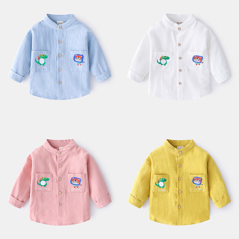 [513253] - Atasan Kemeja Fashion Anak - Motif Follow My Lead