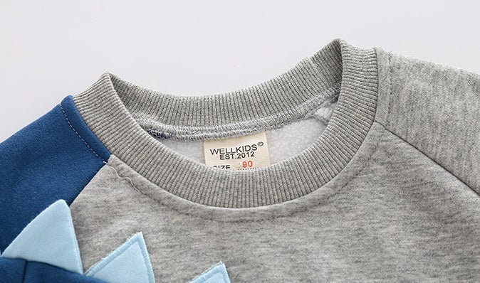 [513423] - Atasan 3D Import Sweater Anak - Motif Thorn Scales