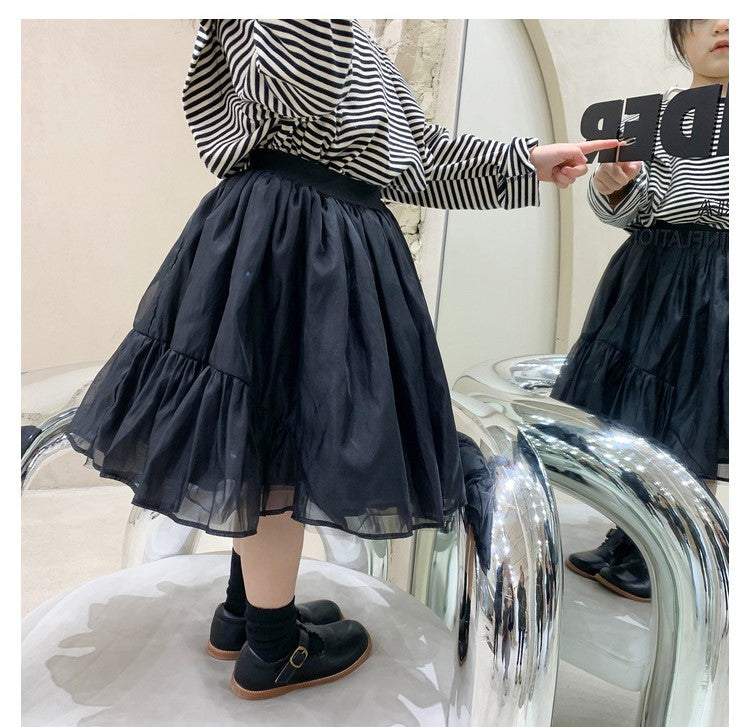 [507345] - Bawahan Rok Fashion Anak Perempuan - Motif Plain Color