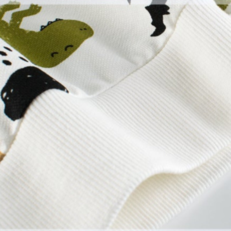 [121309] - Atasan Sweater Import Style Anak - Motif Ancient Habitat
