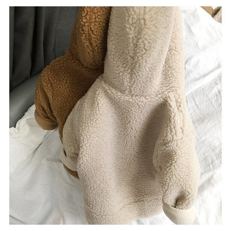 [507539] - Atasan Jaket Musim Dingin Anak - Motif Soft Fur