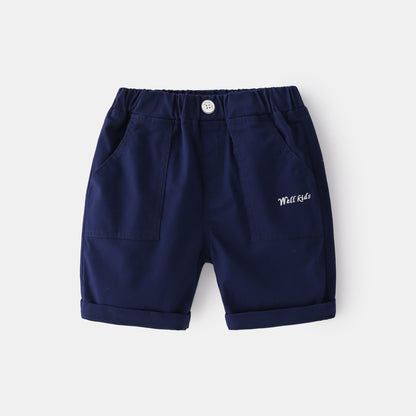 [513322] - Bawahan Pendek / Celana Style Santai Anak Import - Motif Pocket Kids