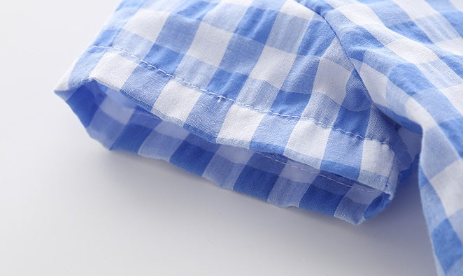 [513463] - Atasan Kemeja Anak / Baju Kemeja Anak - Motif Lonely Moon
