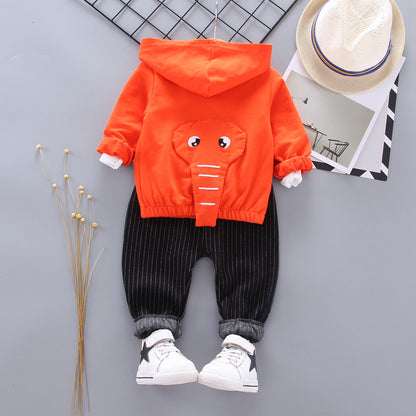 [368560] - Setelan Hoodie 3 IN 1 Fashionable - Motif Mr. Elephant