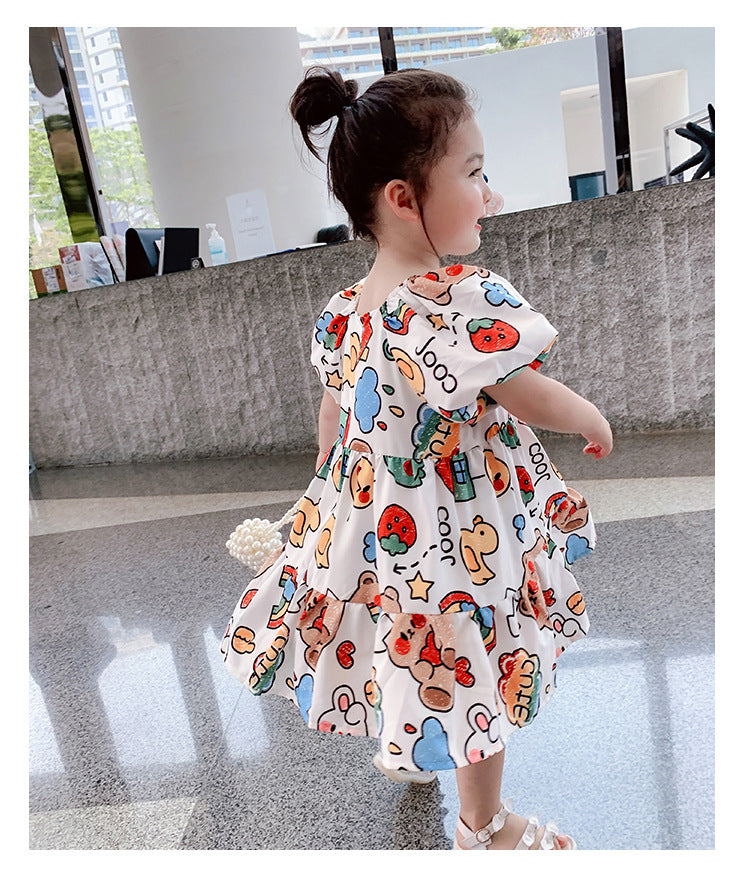 [507249] - Dress Fashion Anak Perempuan - Motif Doll Pictures