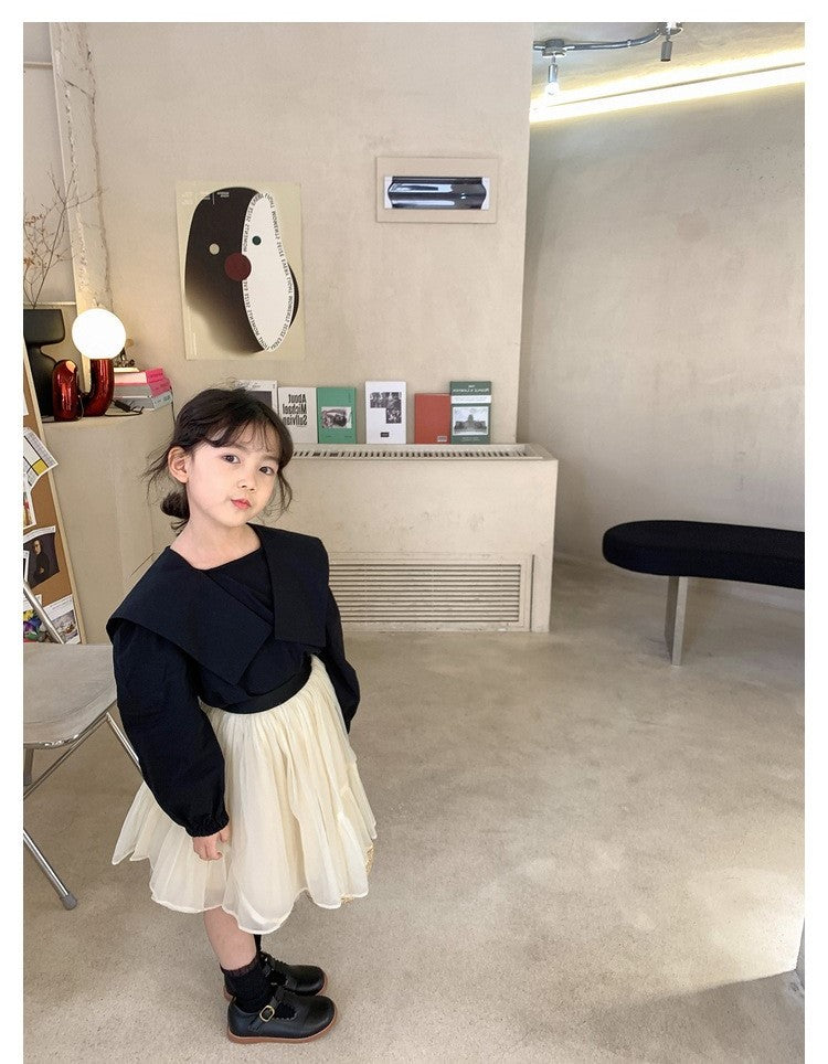 [507345] - Bawahan Rok Fashion Anak Perempuan - Motif Plain Color