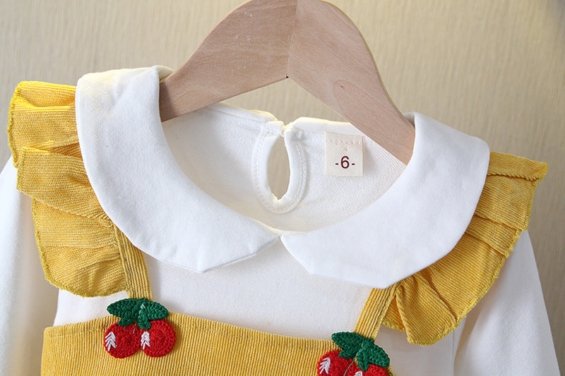 [102351] - Dress Fashion Anak Perempuan - Motif Two Cherries