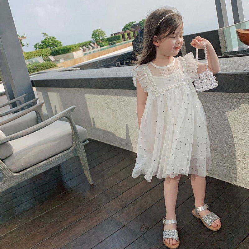 [507446] - Dress Fashion Anak Perempuan - Motif Glitter Spots