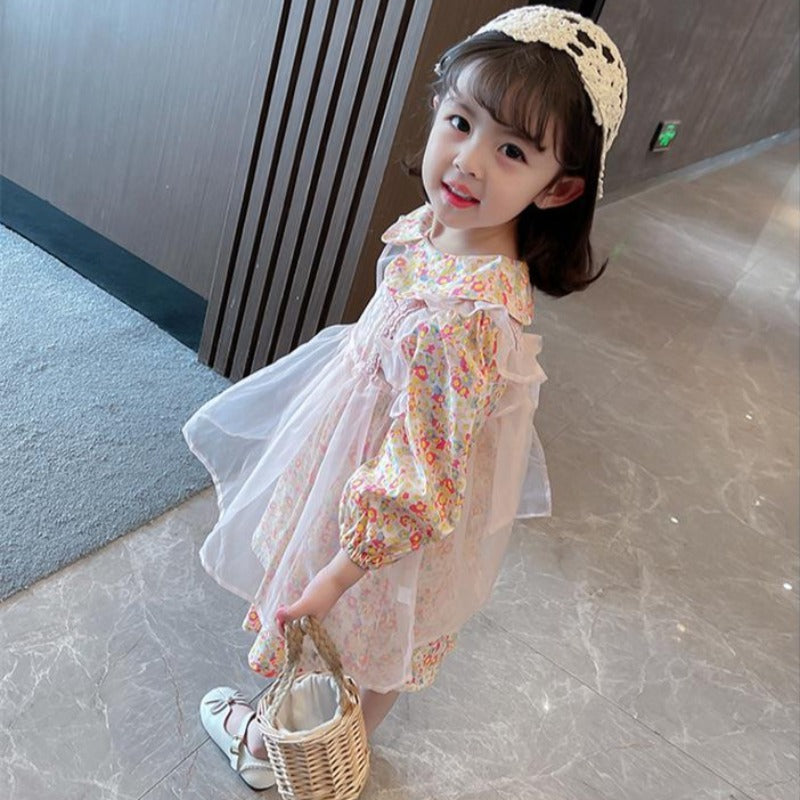 [363417] - Dress Fashion Anak Perempuan - Motif Beautiful Flower