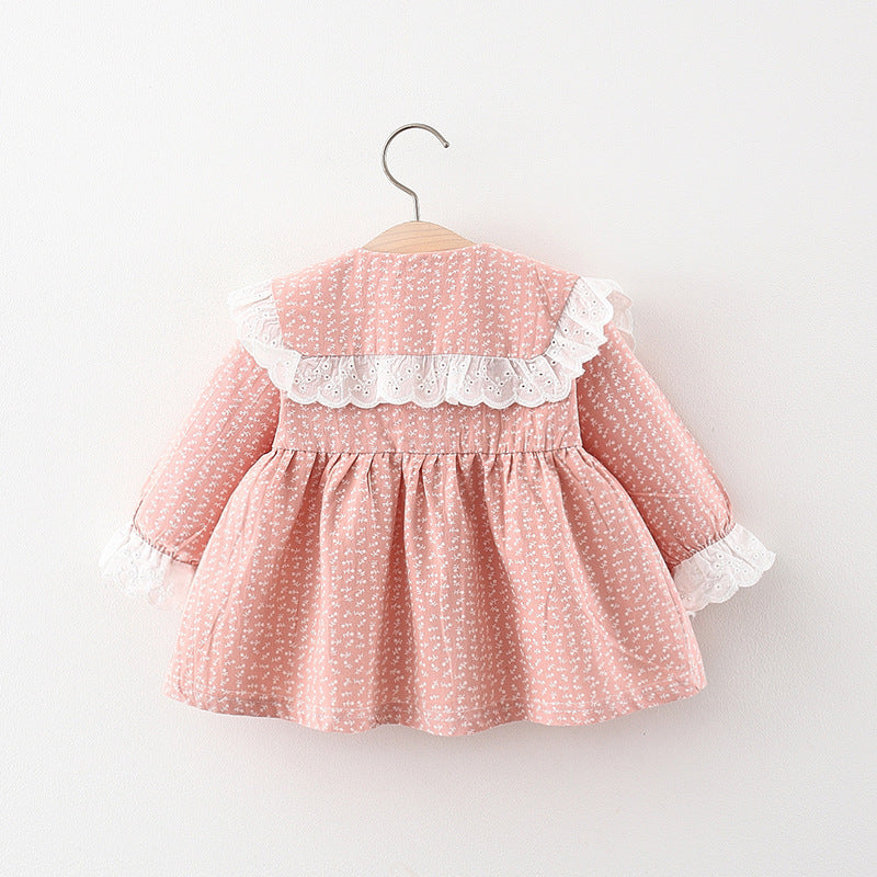 [102349] - Dress Fashion Anak Perempuan - Motif Wide Collar