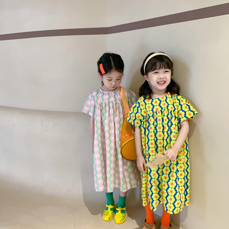 [507600] - Dress Fashion Anak Perempuan - Motif Little Blossom