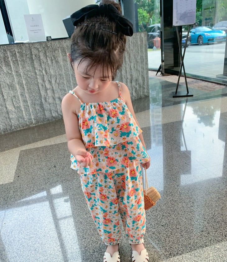 [363463] - Setelan Anak Fashion Trendy - Motif Colorful Flora