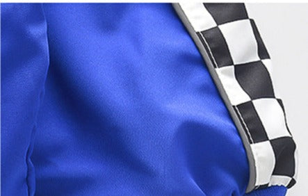 [119357] - Atasan Jaket Baseball Varsity Anak Cowok - Motif Racer Au