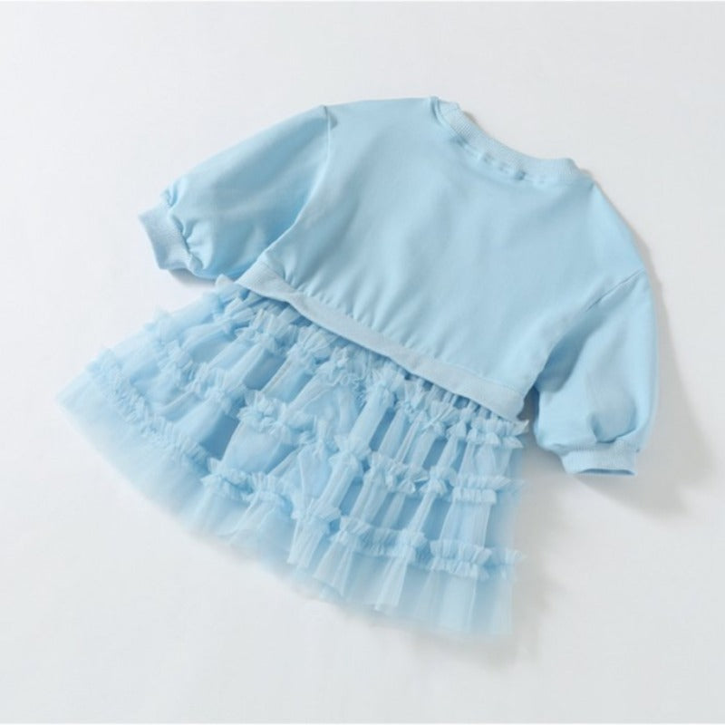 [363427] - Dress Model Sweater Fashion Anak Perempuan - Motif Plain Color