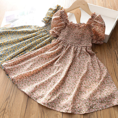 [363435] - Dress Fashion Anak Perempuan Import - Motif Little Flower