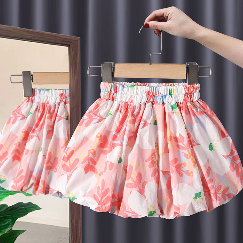 [507637] - Bawahan Celana Pendek Balon Bunga Anak Perempuan - Motif Blooming Flower