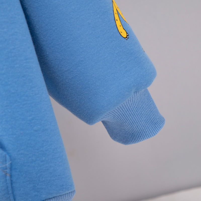 [345266] - Atasan Sweater Hype Anak - Motif Monster Writing