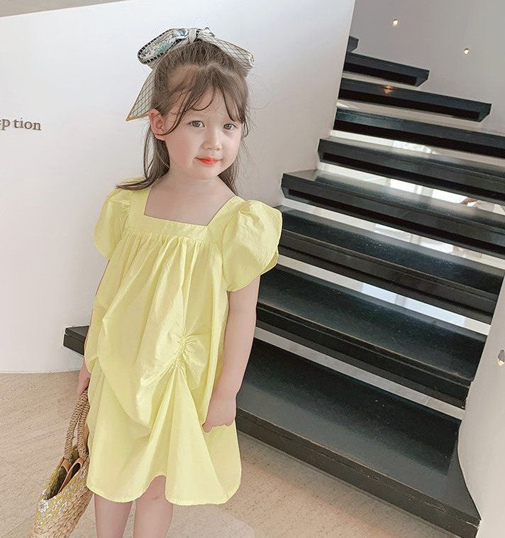 [507573] - Dress Kutung Anak Perempuan - Motif Squishy Wrinkle