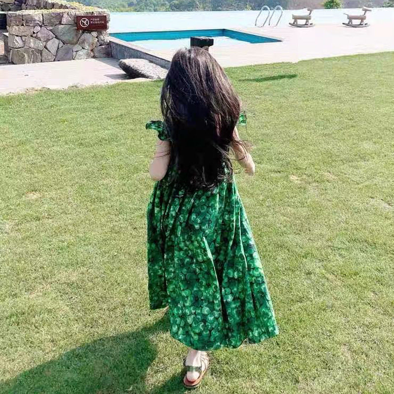 [507252] - Dress Fashion Anak Perempuan - Motif Cloverleaf