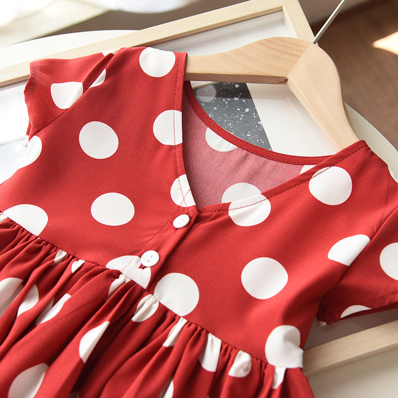 [507326] - Dress Fashion Anak Perempuan - Motif Ribbon Belt
