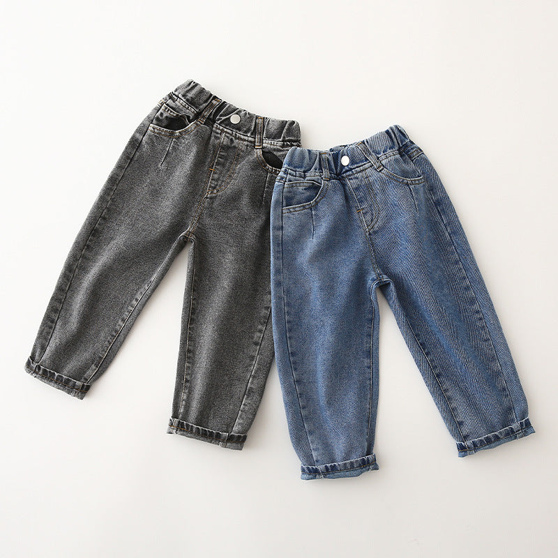 [119300]- Celana Jeans Keren Anak Import - Natural Color