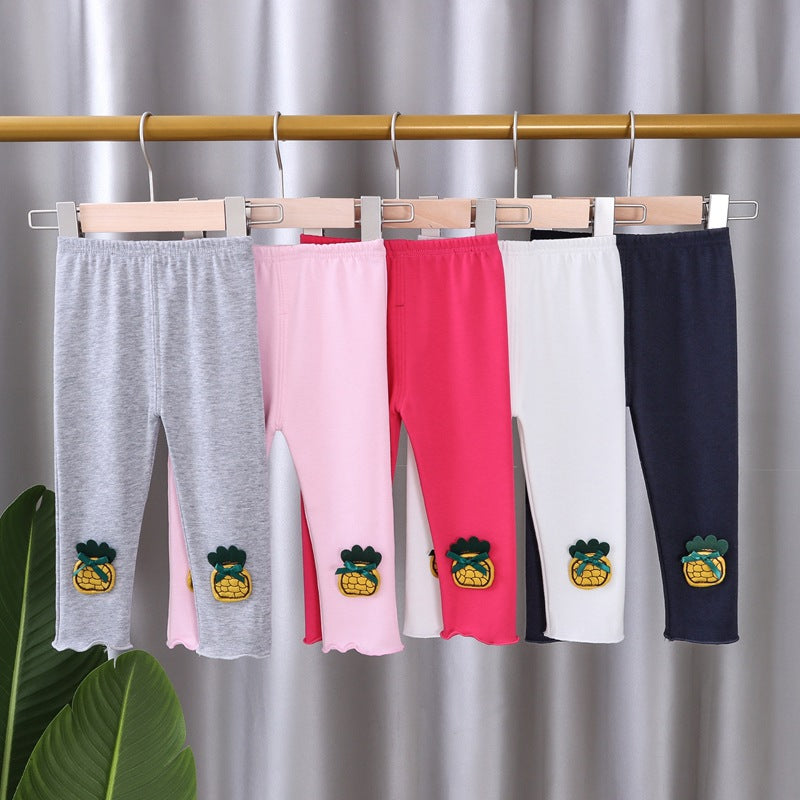 [102332] - Bawahan Legging / Celana Panjang Anak - Motif Pineapple 3D