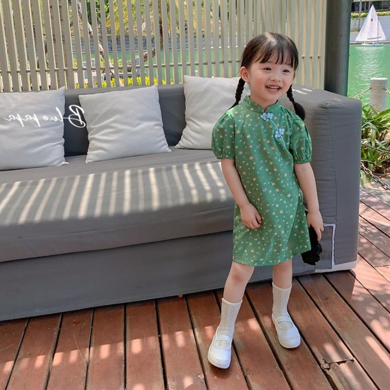 [507449] - Dress Fashion Anak Perempuan - Motif Simple Color