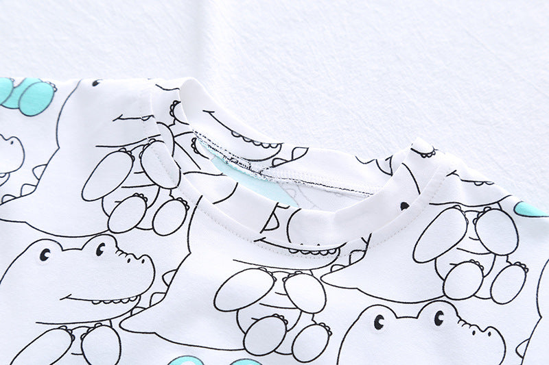 [368338] - Setelan Kaos Fashion Anak - Motif Dinosaur