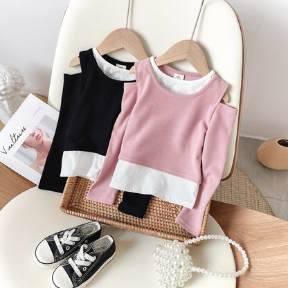 [507382]- Baju Fashion Anak Perempuan - Motif Long Sleeve