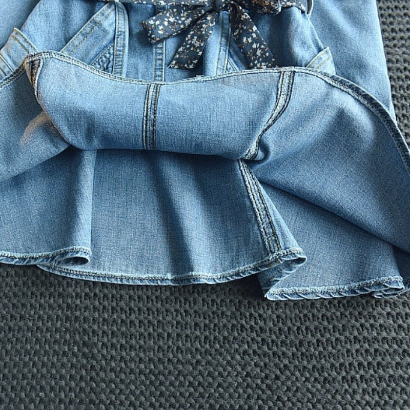 [363410] - Dress Fashion Anak Perempuan - Motif Plain Jeans