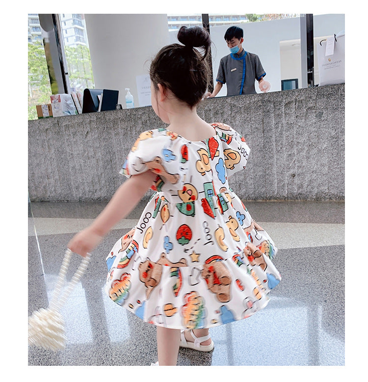 [507249] - Dress Fashion Anak Perempuan - Motif Doll Pictures