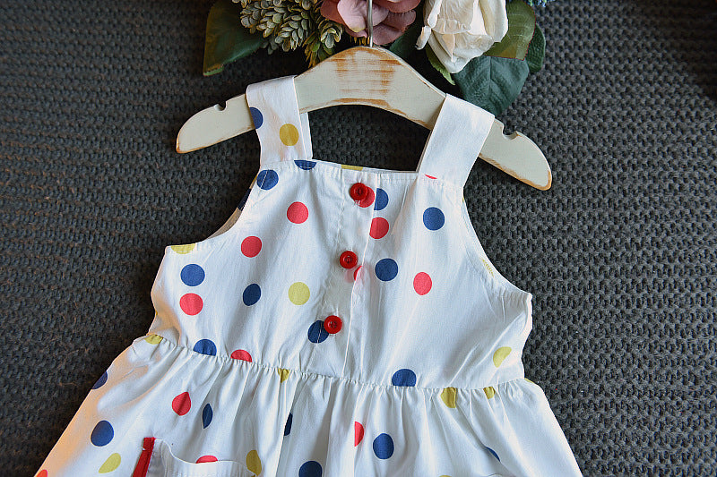 [363378] - Dress Kutung Fashion Anak Perempuan - Motif Mottled Spots
