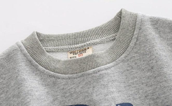 [513571] - Atasan Sweater Dinosaurus Lengan Panjang Anak Laki-laki - Motif Rai Wrr