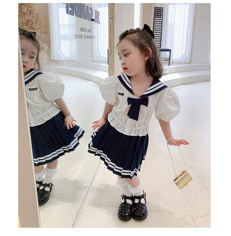 [507469] - Setelan Ootd Fashion Anak Perempuan Import - Motif Korean Style