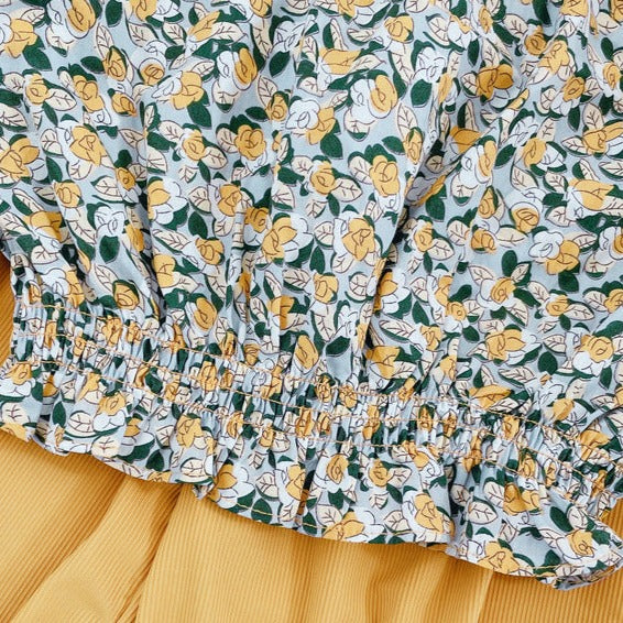 [363489] - Setelan Anak Fashion - Motif Flower Field