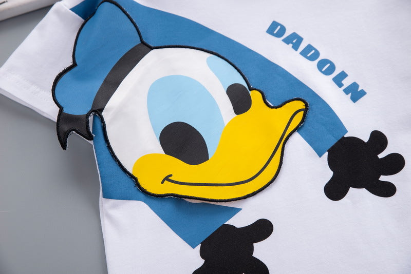 [368370] - Setelan Kaos Hypes Fashion Anak - Motif Duck