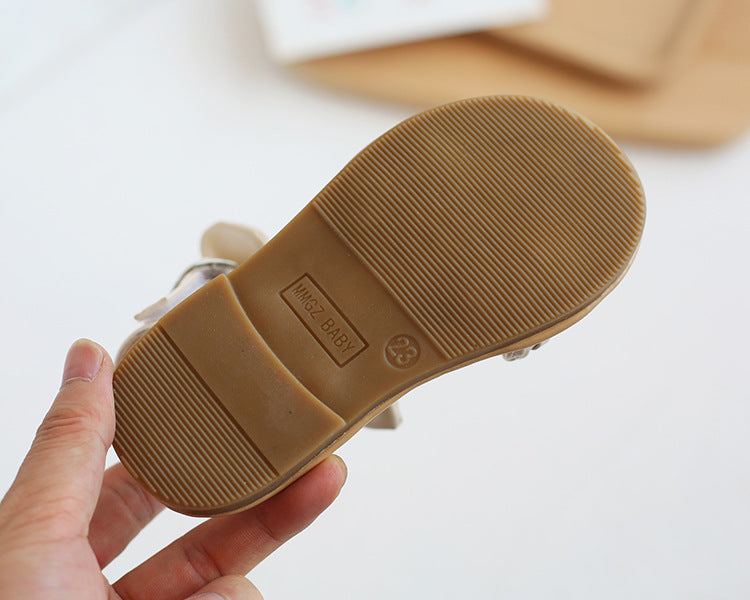 [381168] - Sandal Flat Stylish Anak Import - Motif Ribbon Scales