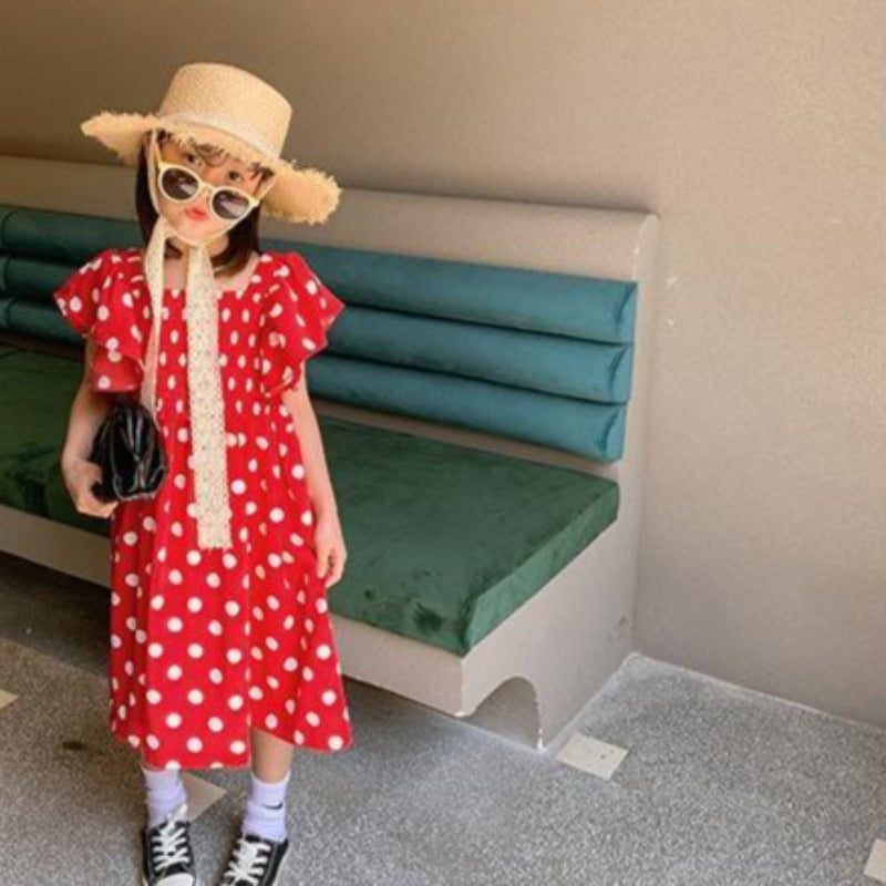[507297] - Dress Fashion Anak Perempuan - Motif Wide Arm